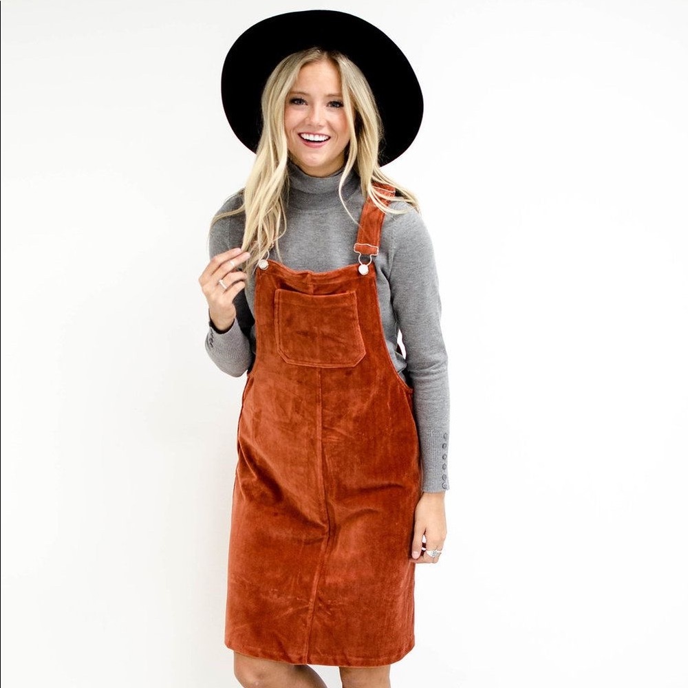 Roolee Velvet Overall Dress